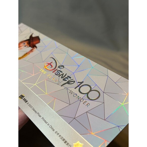 Toy Story Woody Disney100 Kakawow Refractor Ticket Jumbo Card Lmt. Edition 2468 - Picture 5 of 6